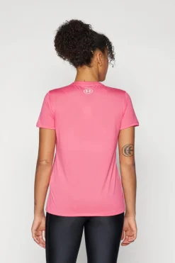 Fitness dames t-shirt km rose