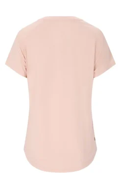 Fitness dames t-shirt km rose