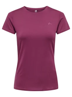 Fitness dames t-shirt km rood