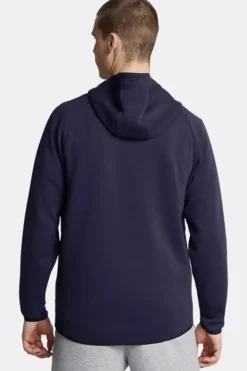 Fitness heren hoodie blauw