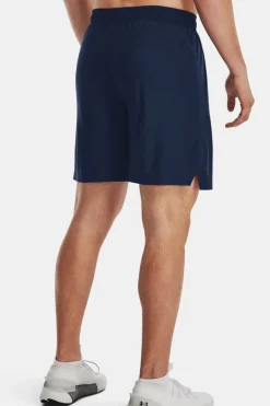 Fitness heren short blauw