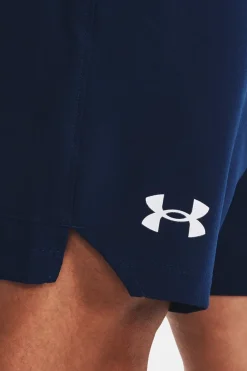 Fitness heren short blauw