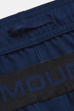 Fitness heren short blauw