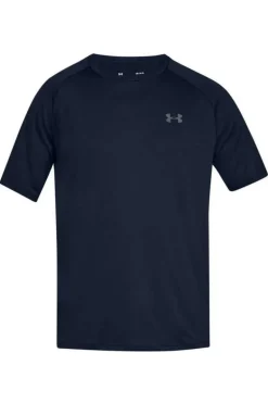 Fitness heren t-shirt km blauw