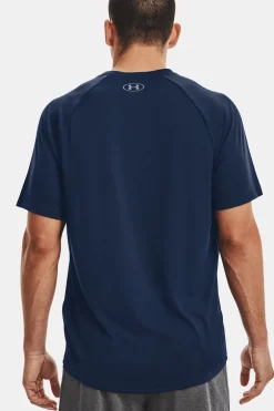 Fitness heren t-shirt km blauw