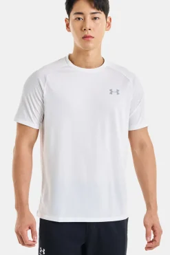 Fitness heren t-shirt km wit