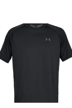 Fitness heren t-shirt km zwart