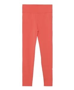 Fitness meisjes tight lang oranje