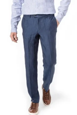 Heren broek blauw