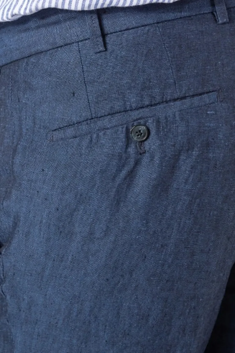Heren broek blauw