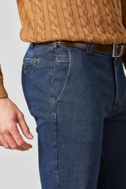Heren broek blauw