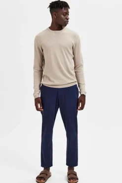 Heren broek blauw