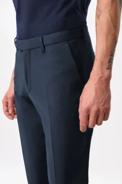 Heren broek blauw