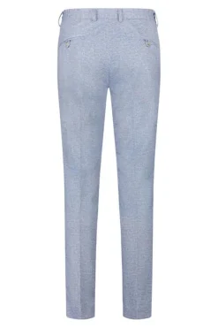 Heren chino blauw