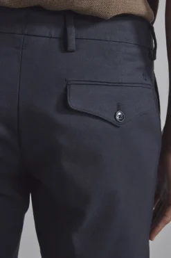 Heren chino blauw