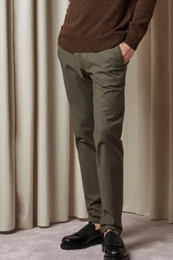 Heren chino groen