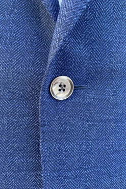 Heren colbert blauw