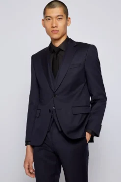 Heren colbert blauw