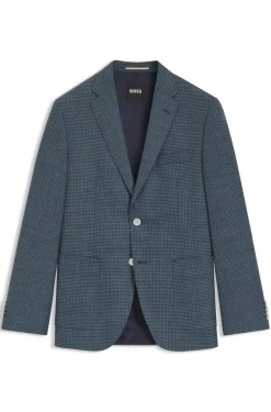 Heren colbert blauw