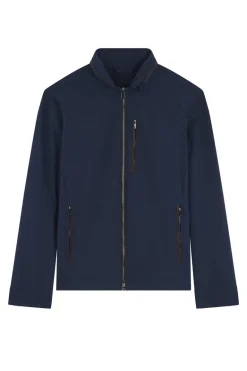 Heren jas blauw