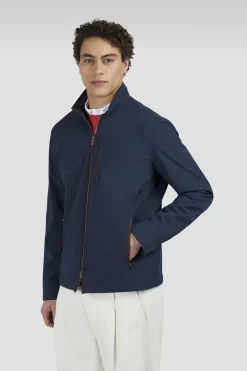 Heren jas blauw
