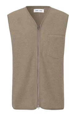 Heren mouwloos vest bruin