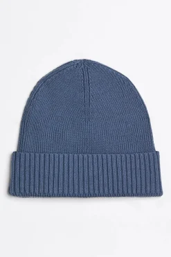 Heren muts blauw