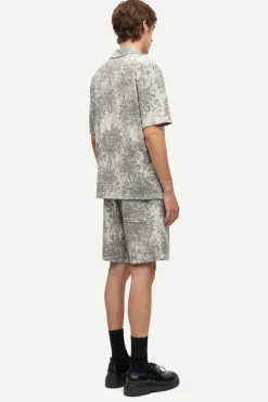 Heren overhemd km casual bruin