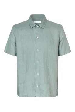 Heren overhemd km casual groen