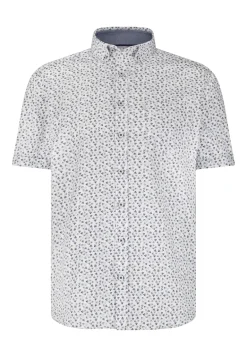 Heren overhemd km casual ecru