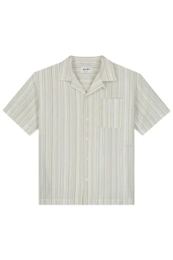Heren overhemd km casual bruin