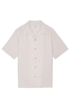 Heren overhemd km casual ecru