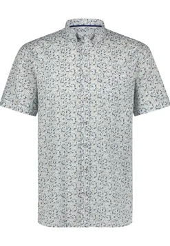 Heren overhemd km casual ecru