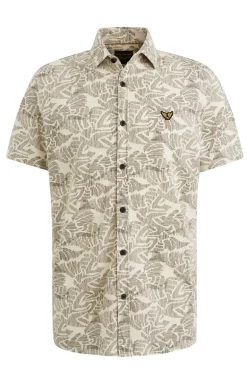 Heren overhemd km casual ecru
