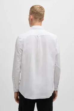 Heren overhemd km dressual wit