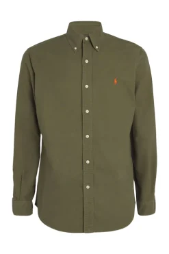 Heren overhemd lm casual groen