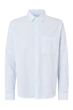 Heren overhemd lm casual wit