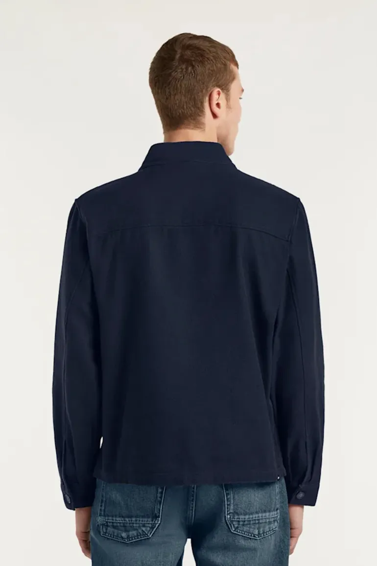 Heren overhemd lm casual blauw