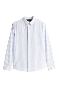 Heren overhemd lm casual blauw