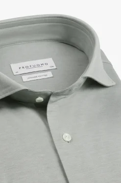 Heren overhemd lm casual groen