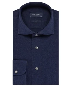 Heren overhemd lm casual blauw