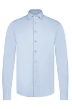 Heren overhemd lm casual blauw