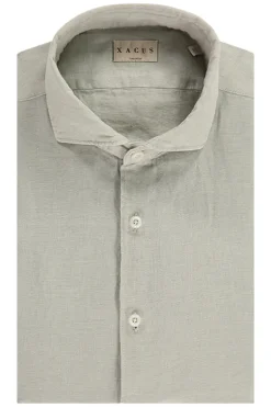 Heren overhemd lm casual groen