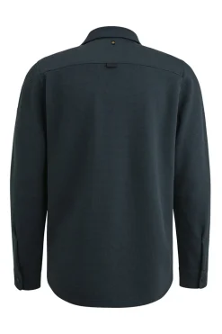 Heren overhemd lm casual blauw