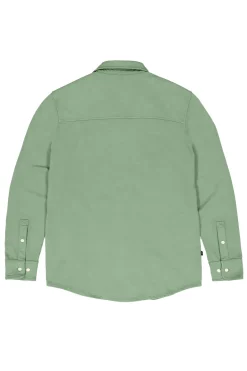 Heren overhemd lm casual groen