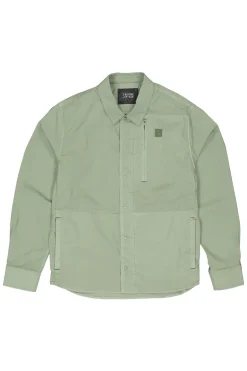 Heren overhemd lm casual groen