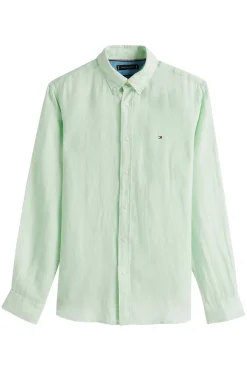 Heren overhemd lm casual groen
