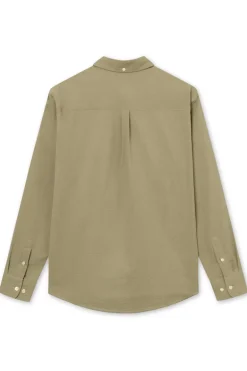 Heren overhemd lm casual groen
