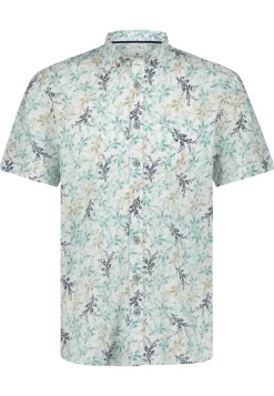 Heren overhemd lm casual ecru