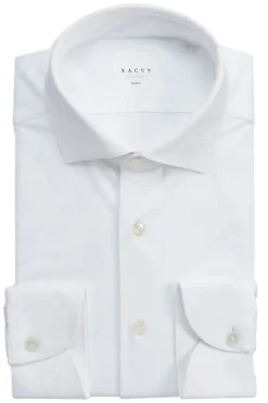 Heren overhemd lm casual wit